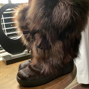 Shoes | Host Pick Oscar Sport Fur Boots 